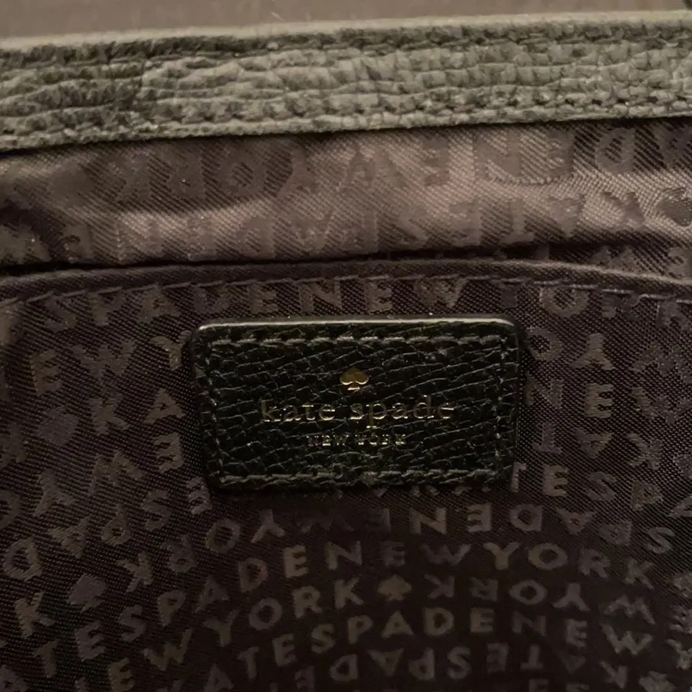 *Kate Spade* Black Leather Chain Handbag EUC
